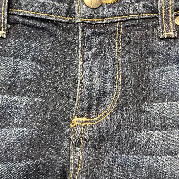 Paige Jimmy Jimmy Dark Wash Raw Hem Denim Shorts Womens 25 Summer Classic - Picture 4 of 13